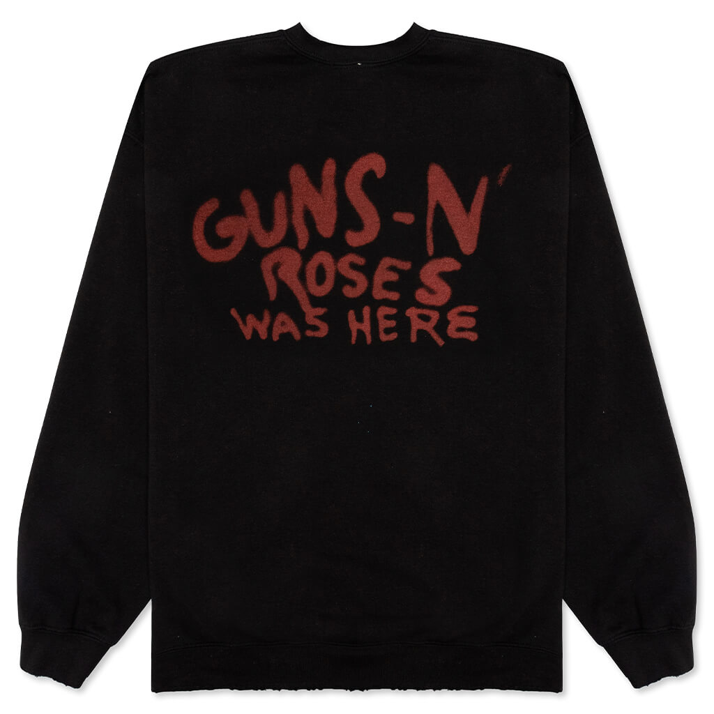 GNR Was Here Crew Fleece - Coal Pigment