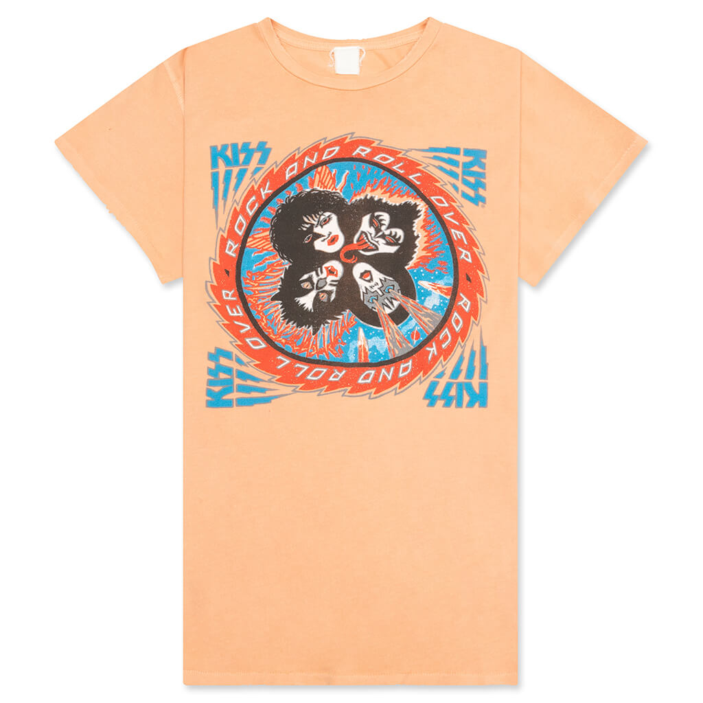 Kiss Crew Tee - Peach Fuzz