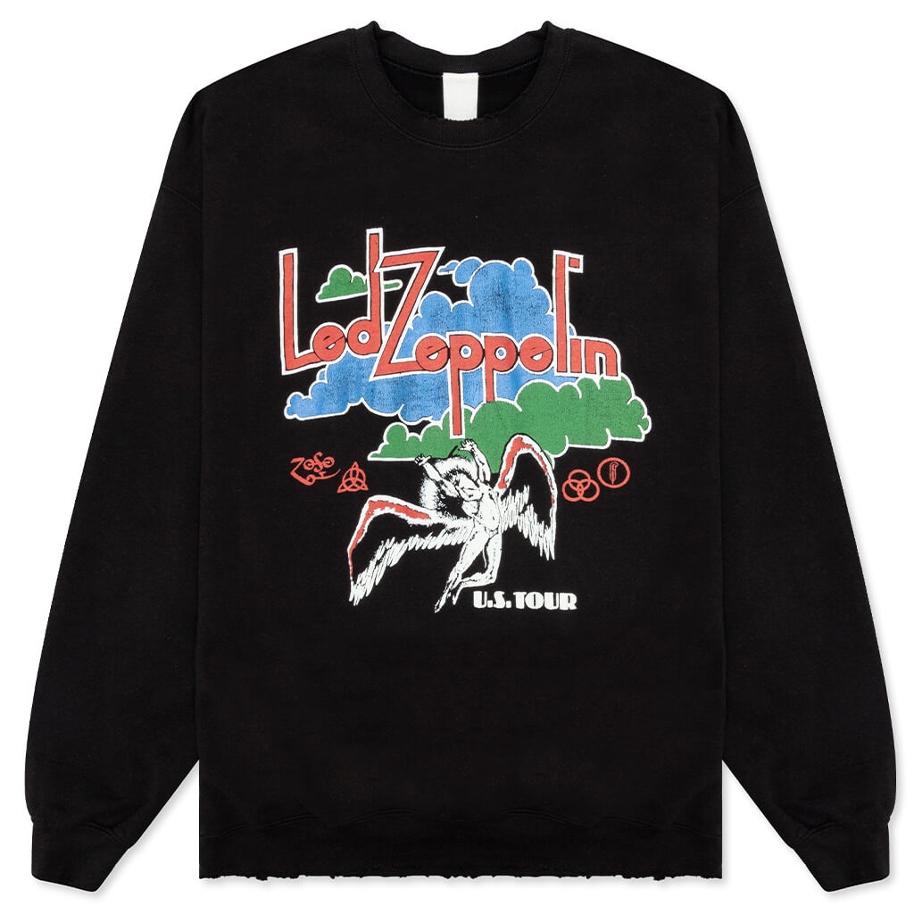 Led Zeppelin U.S. Tour Crew Fleece - Coal Pigment