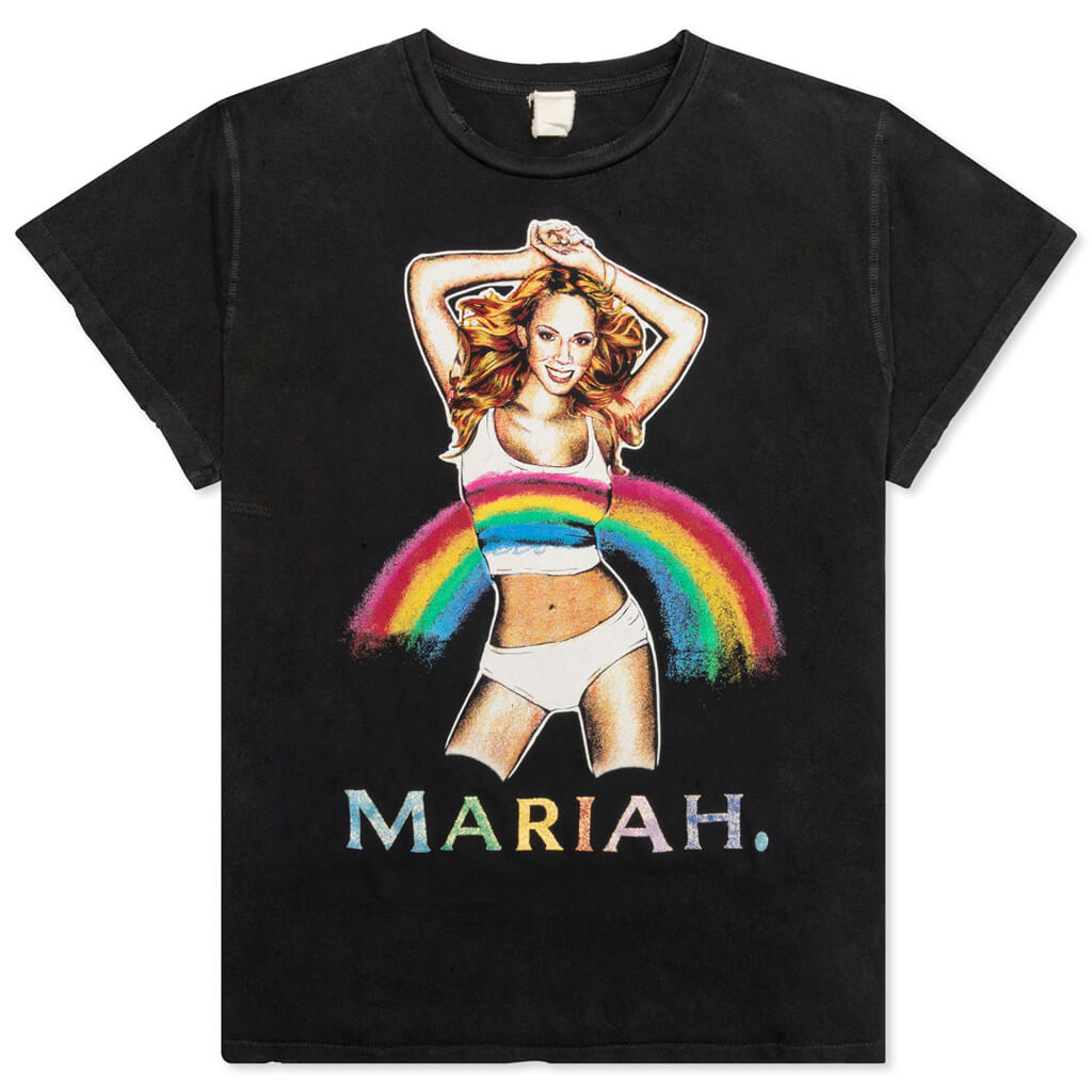 Mariah Crew Tee - Coal Pigment
