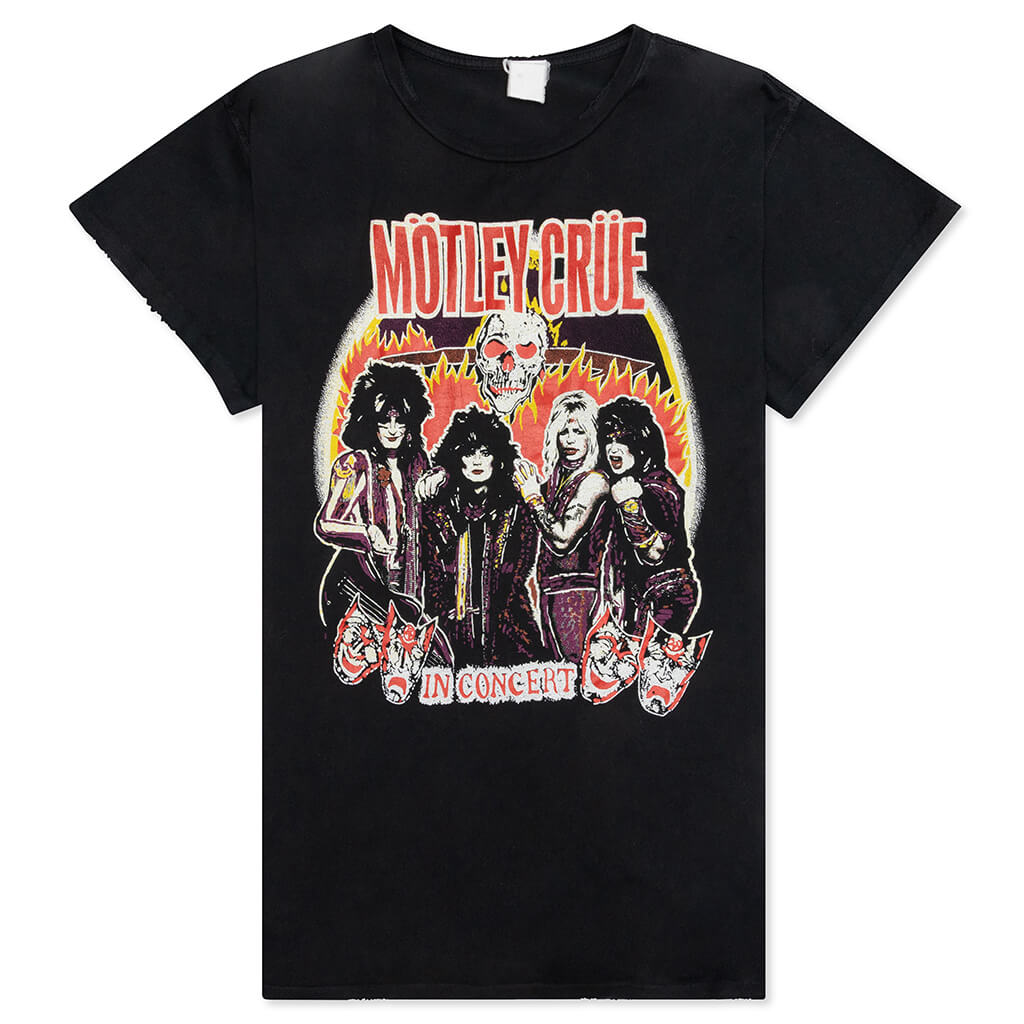 Motley Crue in Concert Tee - Coal Pigment