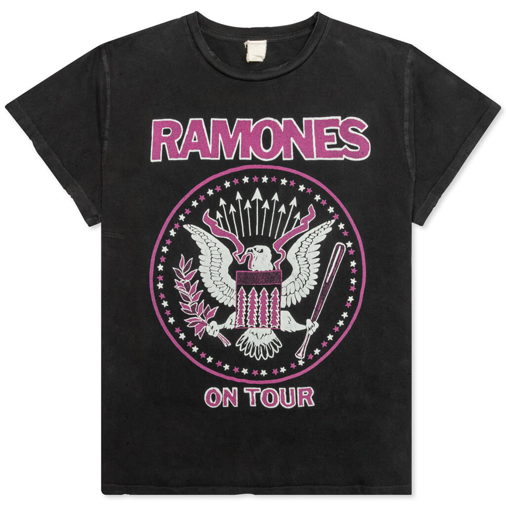 Ramones Tour Crew Tee - Coal Pigment