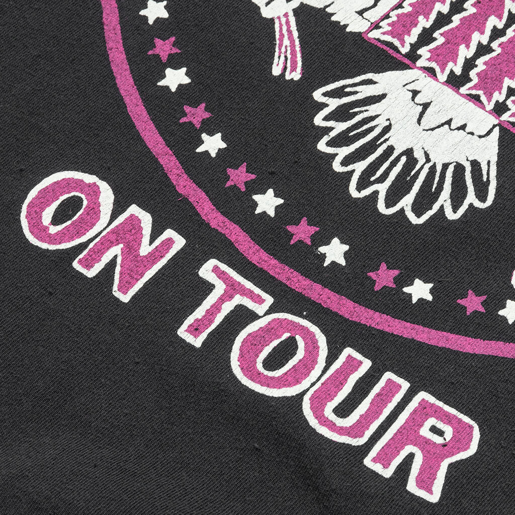 Ramones Tour Crew Tee - Coal Pigment