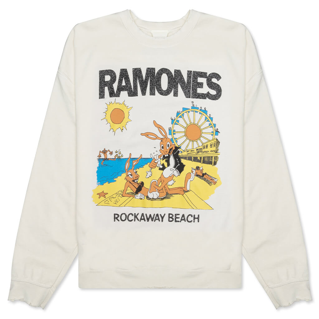 Ramones Rockaway Beach - Off White