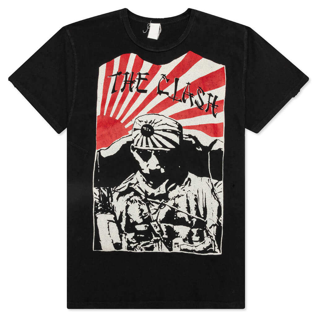 The Clash '82 Tour Crew Tee - Coal Pigment