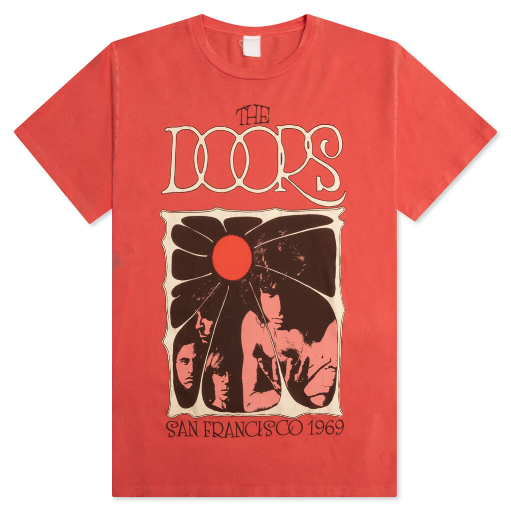 The Doors Break on Through Tee - Cherry