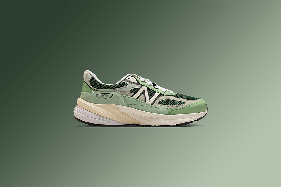 Made In USA 990v6 - Avocado/Natural Mint