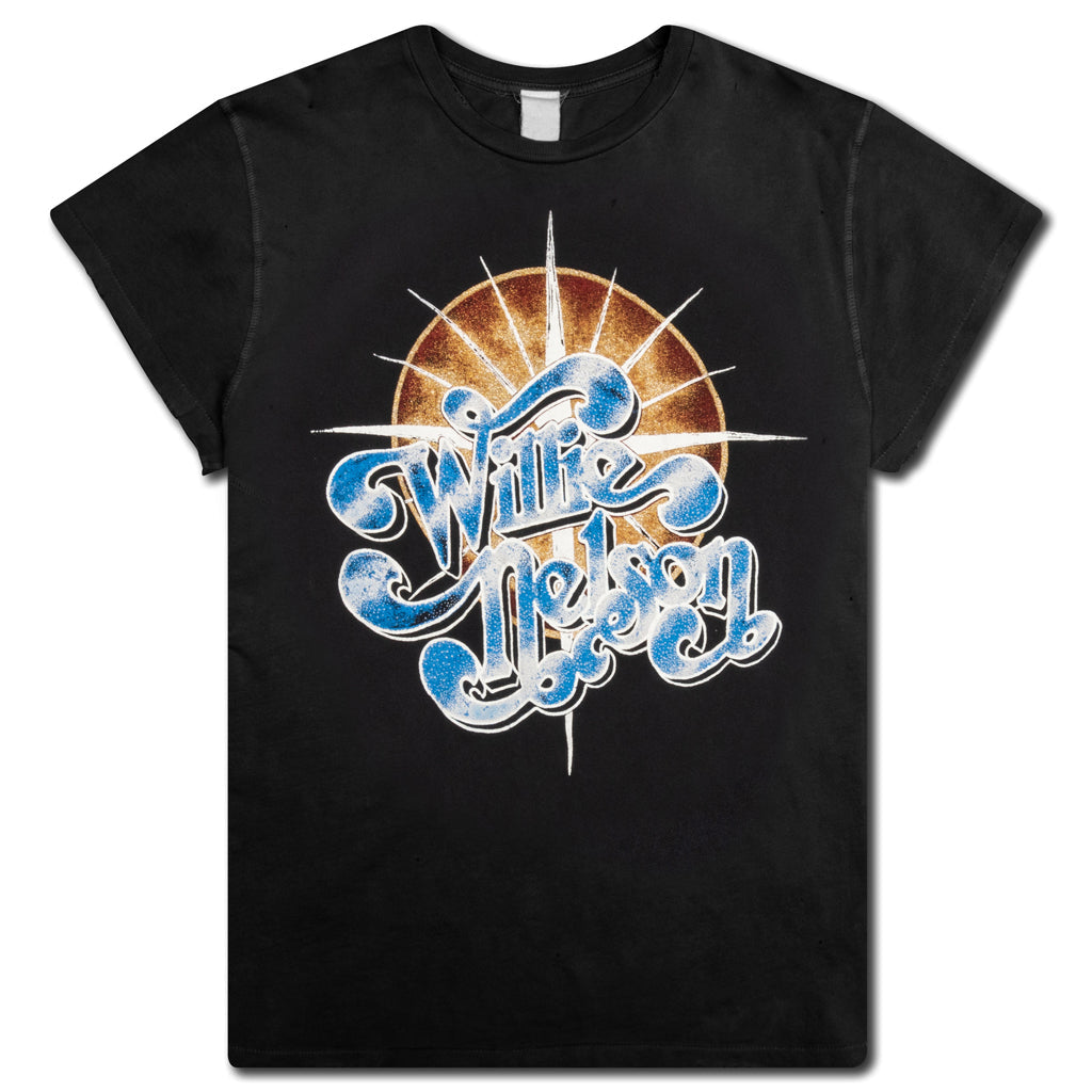 Willie Nelson Crew Tee - Coal Pigment