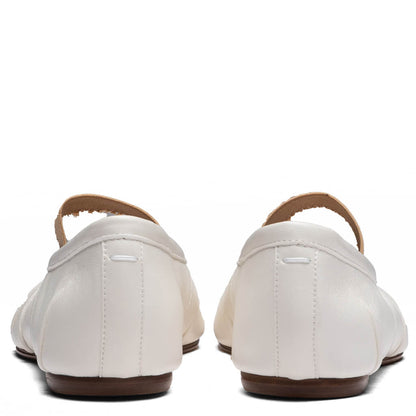Women's Tabi Elastic Band Mule - Ivory/Nude
