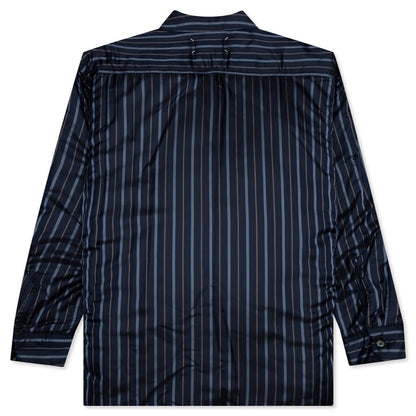 Padded Shirt - Navy Stripe