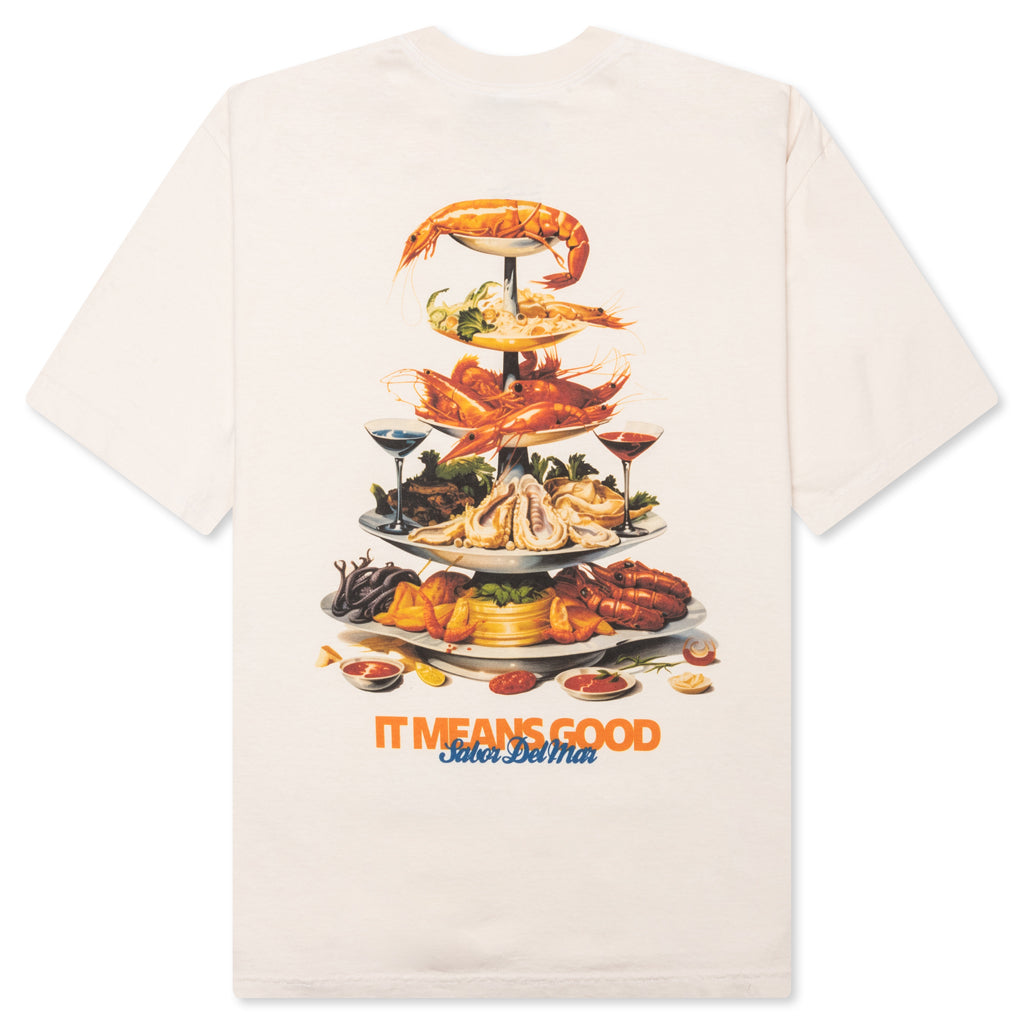 Mariscos S/S Tee - Cream