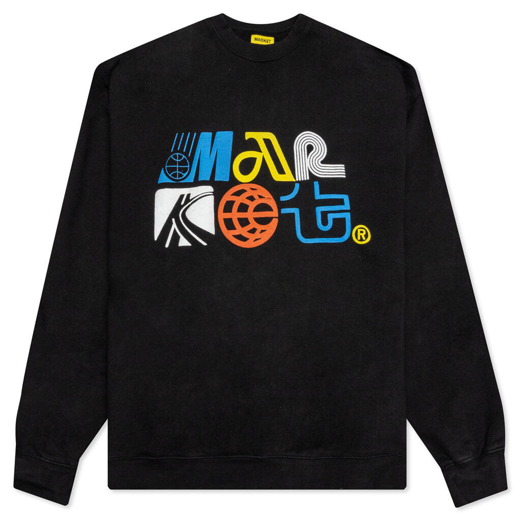 Air Puff Crewneck - Black