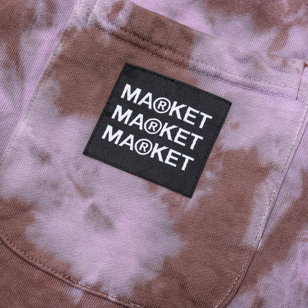Arc Herbal Remedy Tie-Dye Sweatpants - Purple/Grey/White