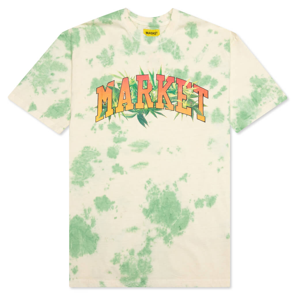 Arc Herbal Remedy Tie-Dye Tee - Green/Yellow