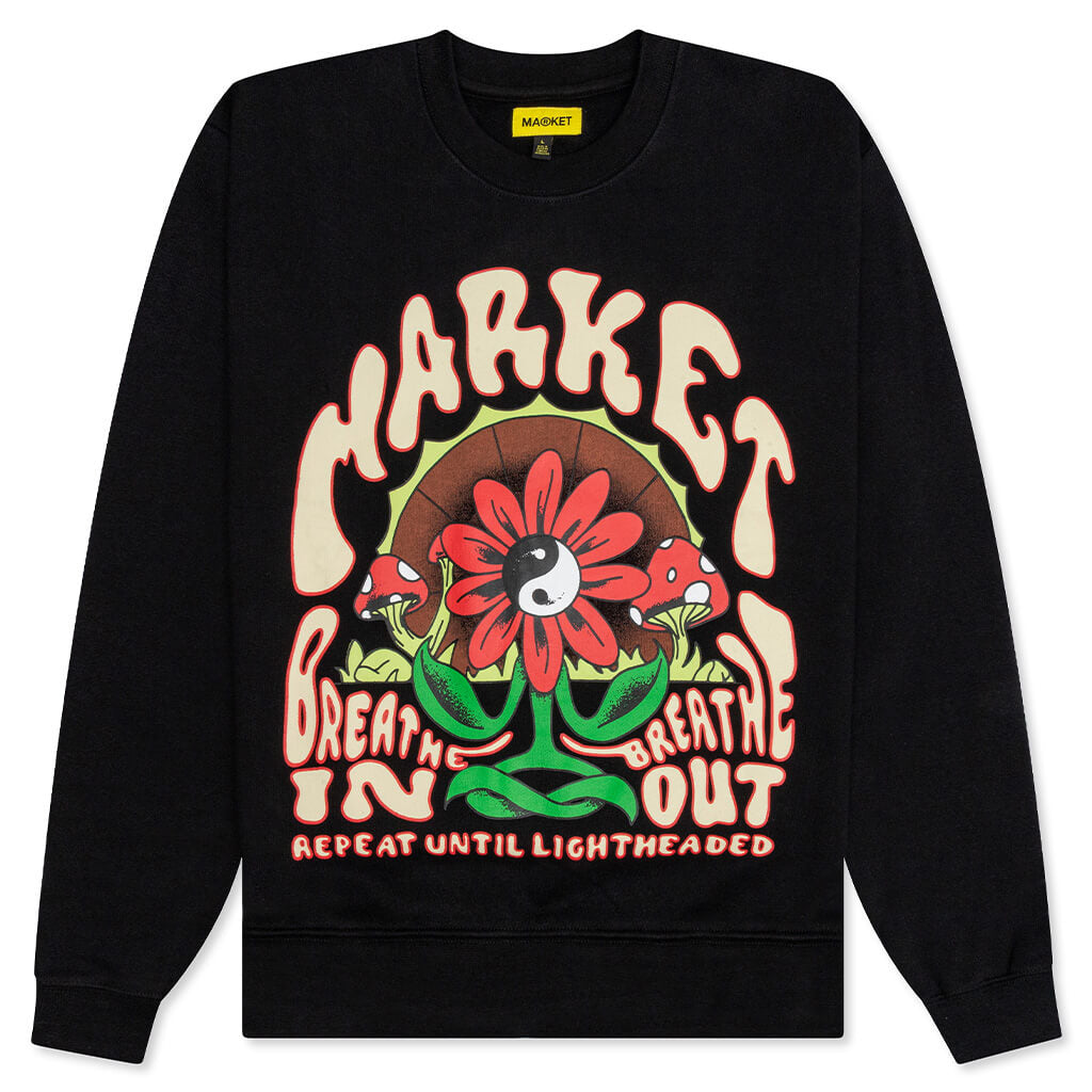 Breathwork Crewneck Sweatshirt - Black