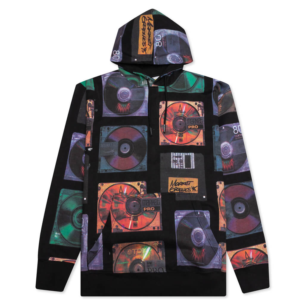 CD AOP Hoodie - Black