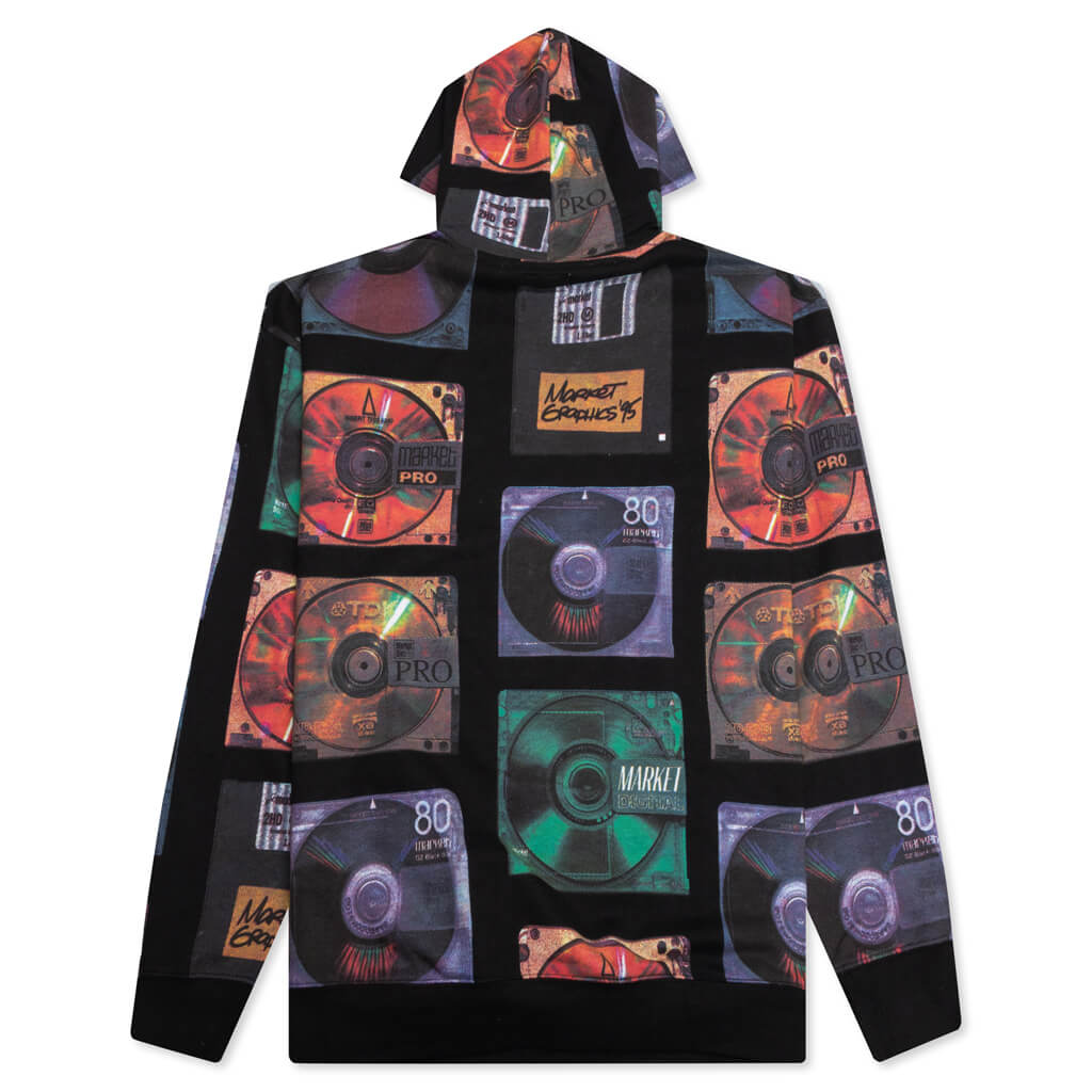 CD AOP Hoodie - Black