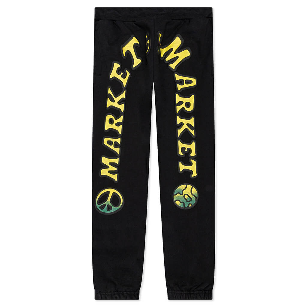 Cali Lock Gradient Sweatpants - Black