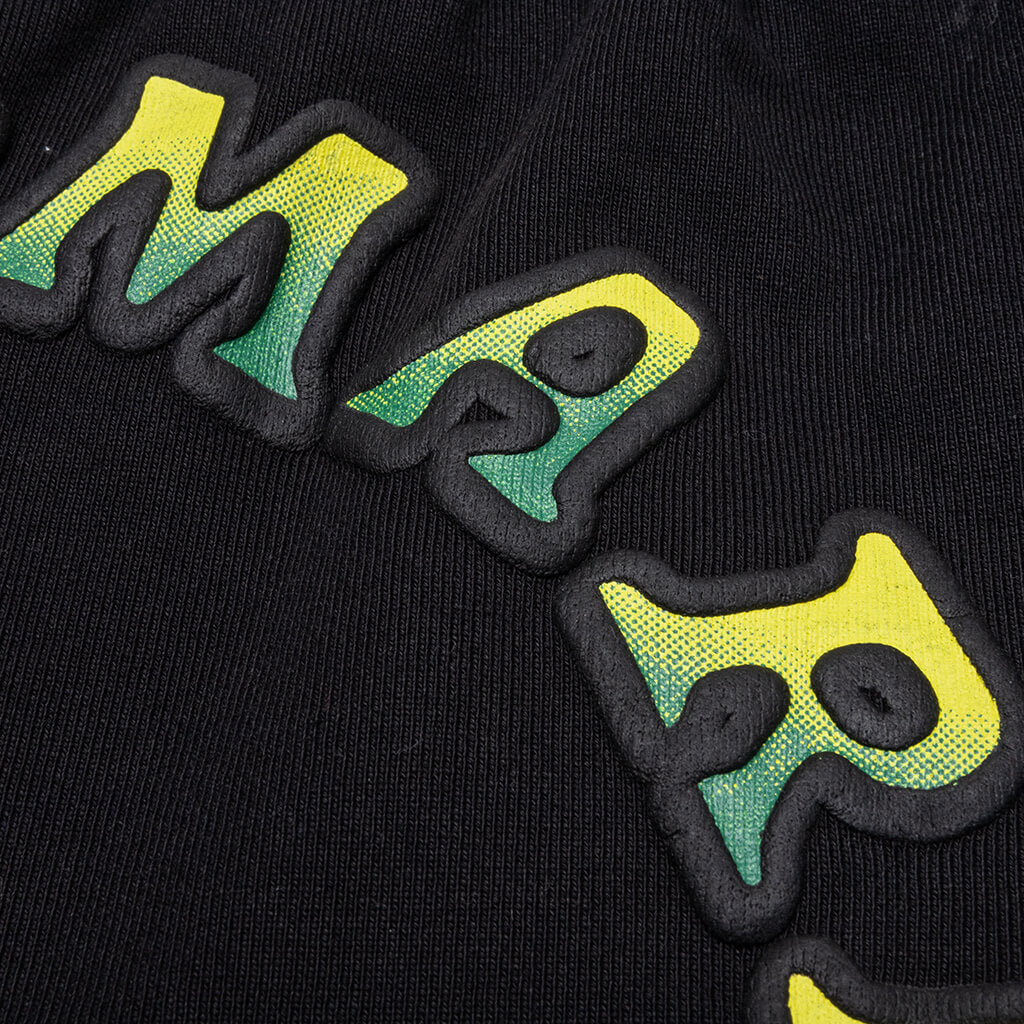 Cali Lock Gradient Sweatshorts - Black 