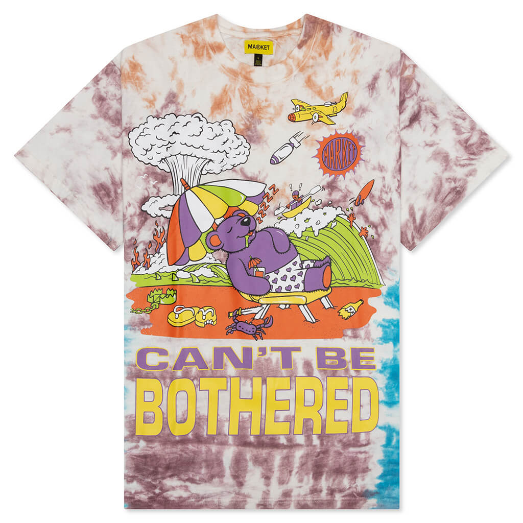 Can't Be Bothered T-Shirt - Tie Dye