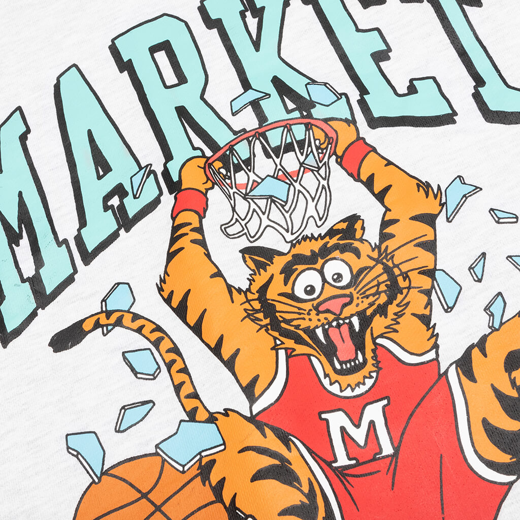 Dunking Cat Crewneck Sweatshirt - Ash