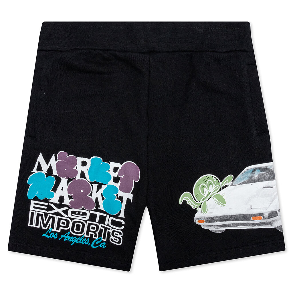 Exotic Automobile Sweatshorts - Black