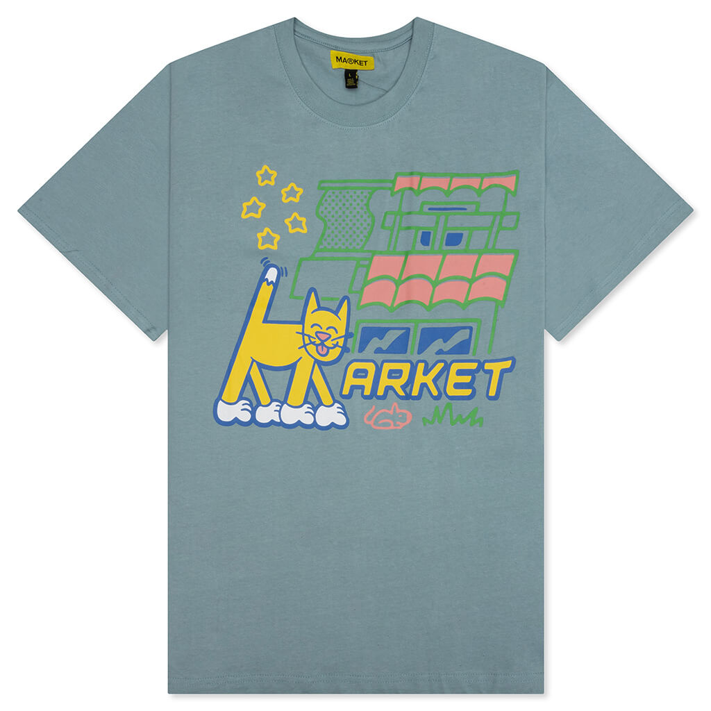 Feline Society Tee - Blue