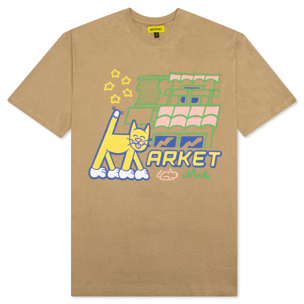 Feline Society Tee - Brown