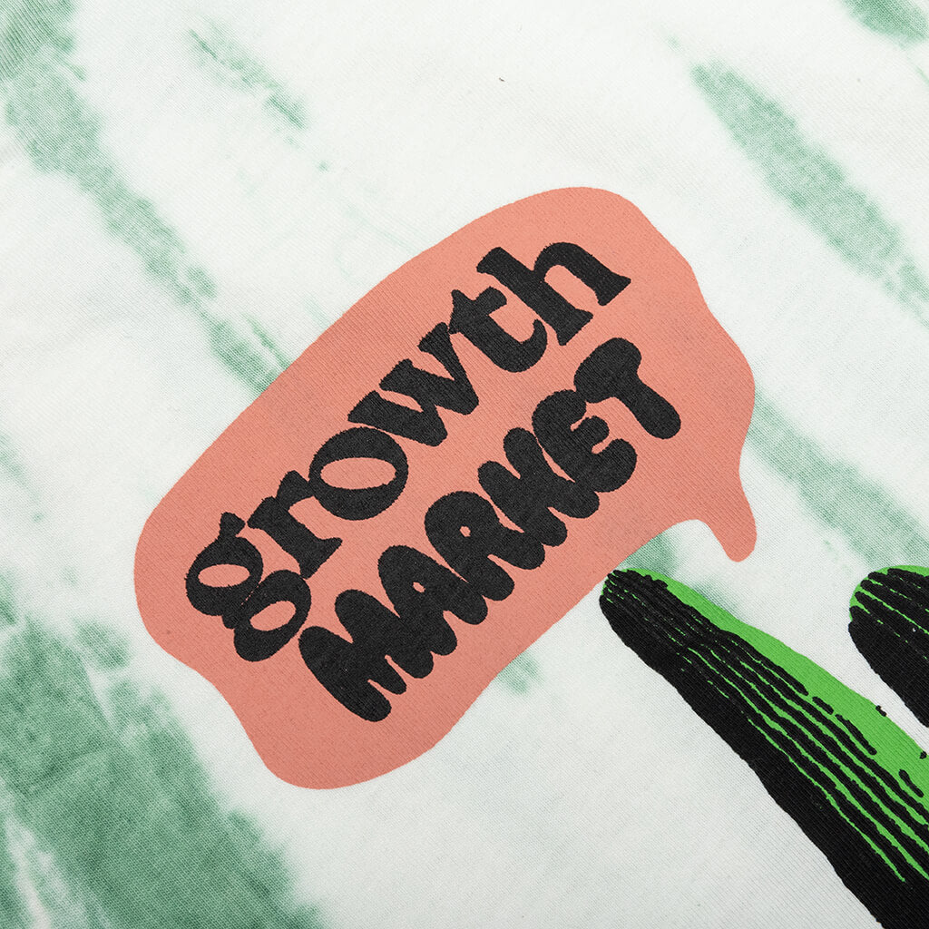 Growth Stripe Tie-Dye Tee - Green