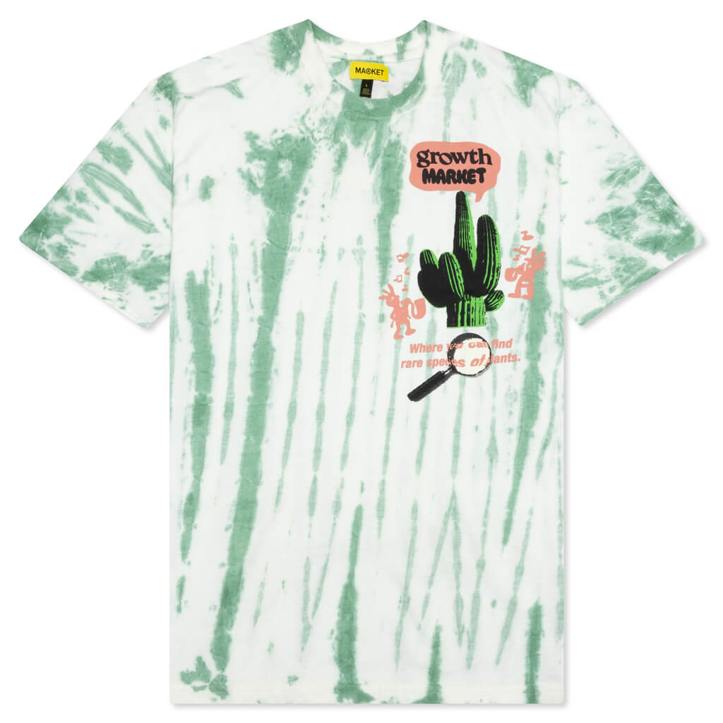 Growth Stripe Tie-Dye Tee - Green