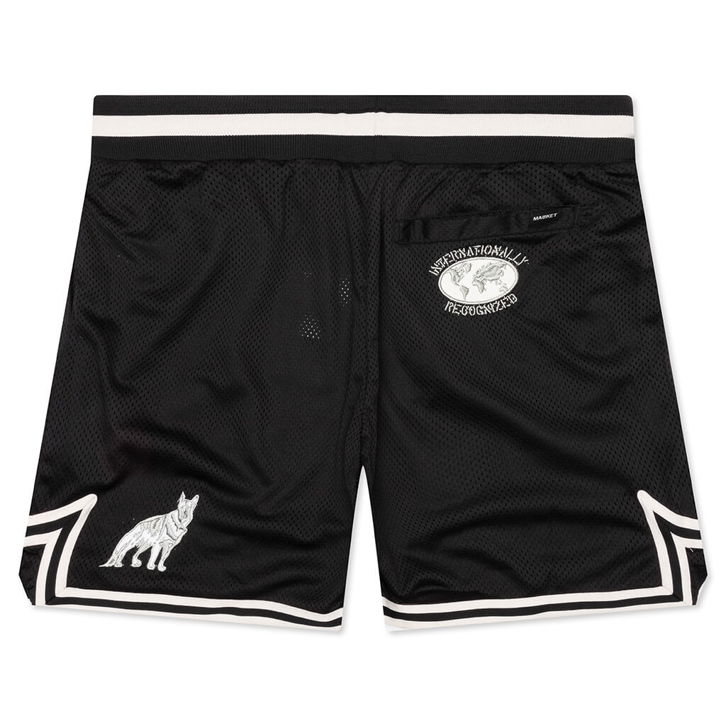 Market International Game Shorts - Black