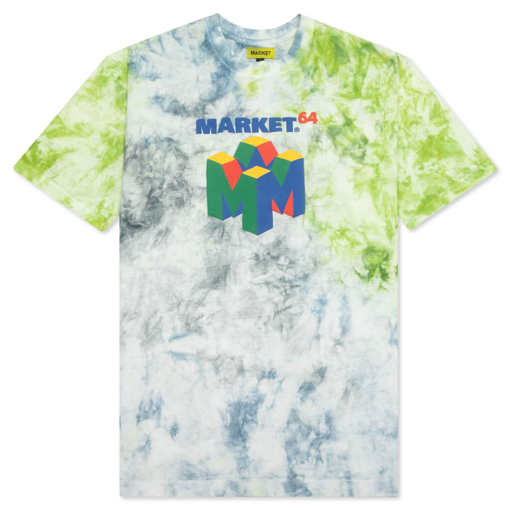 M64 Tie-Dye Tee - Green/Blue
