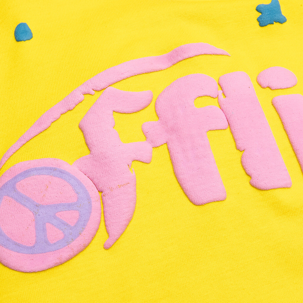 Meet me Offline L/S T-Shirt - Yellow