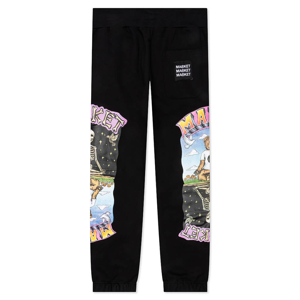 Namaste Light and Dark Sweatpants - Black