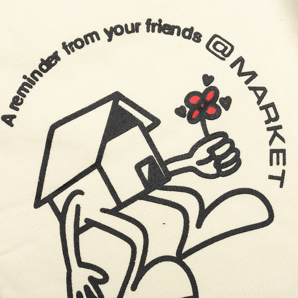 Peace and Power Sweatshorts - Cream