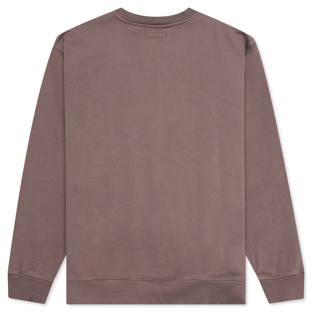 Script Crewneck - Washed Grey