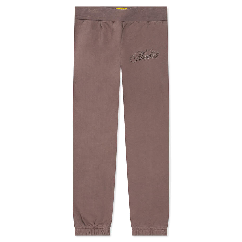 Script Sweatpants - Washed Grey