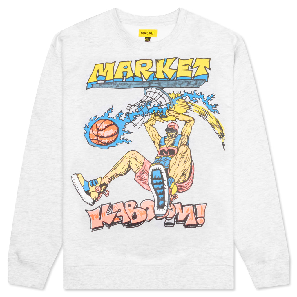 Slam Dunk Sketch Crewneck Sweatshirt - Ash
