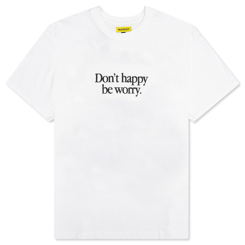 Smiley Earth on Fire T-Shirt - White