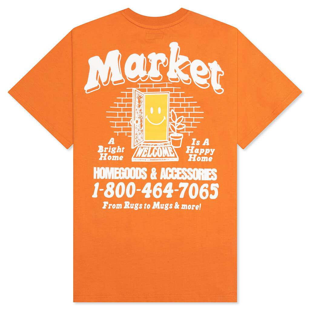 Smiley Home Goods T-Shirt - Rust