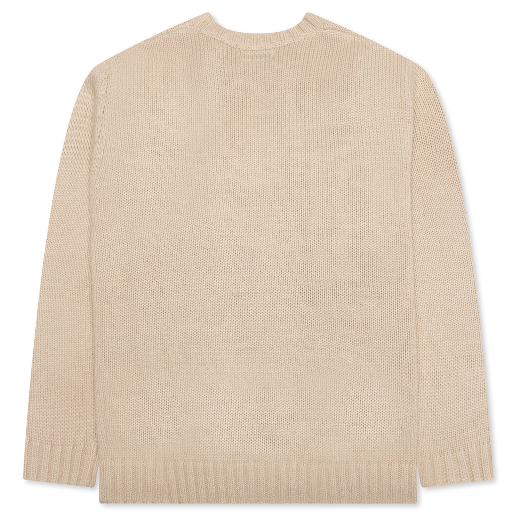 Workshop Bear Knit Sweater - Cream