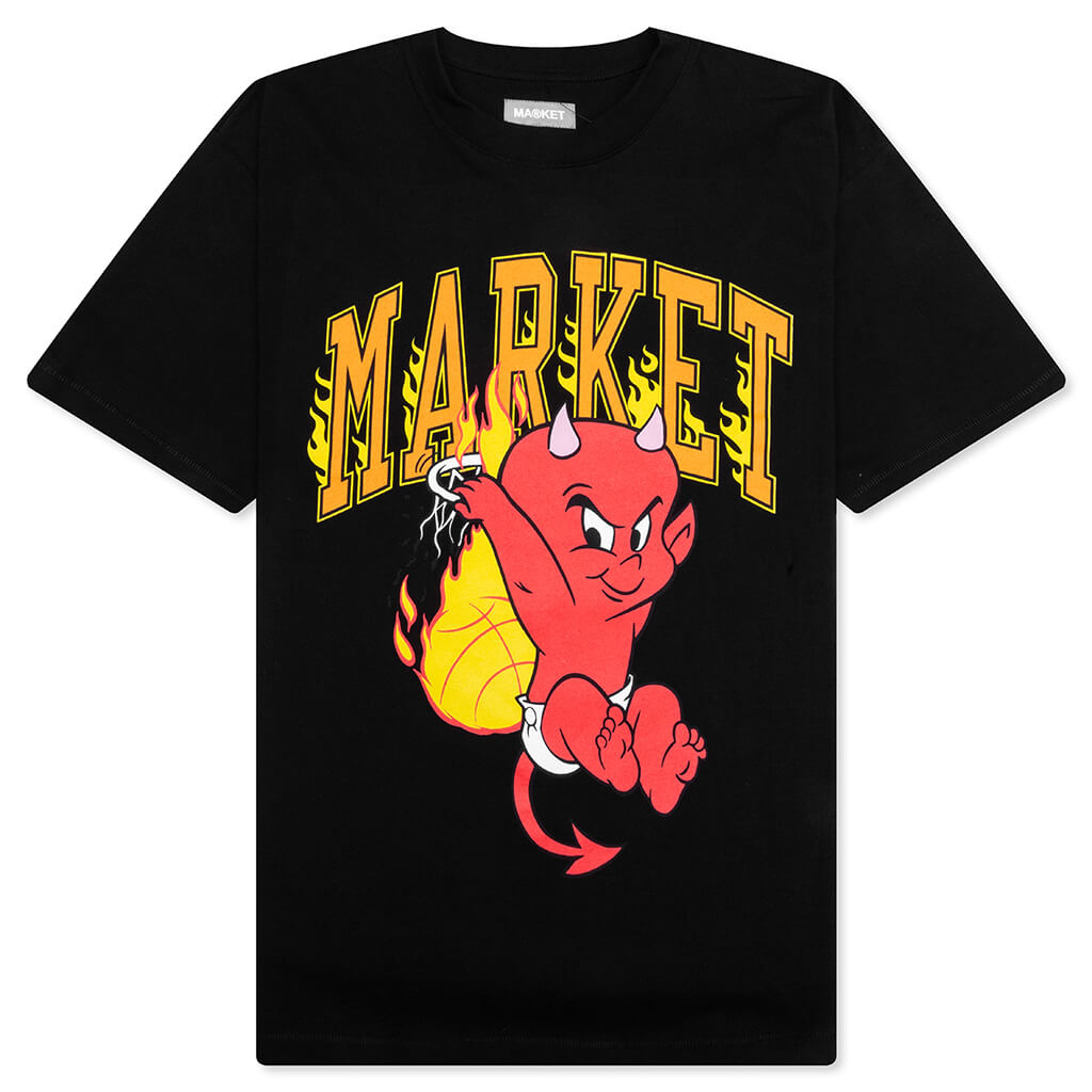 Market x Hot Stuff Dunk S/S Tee - Black