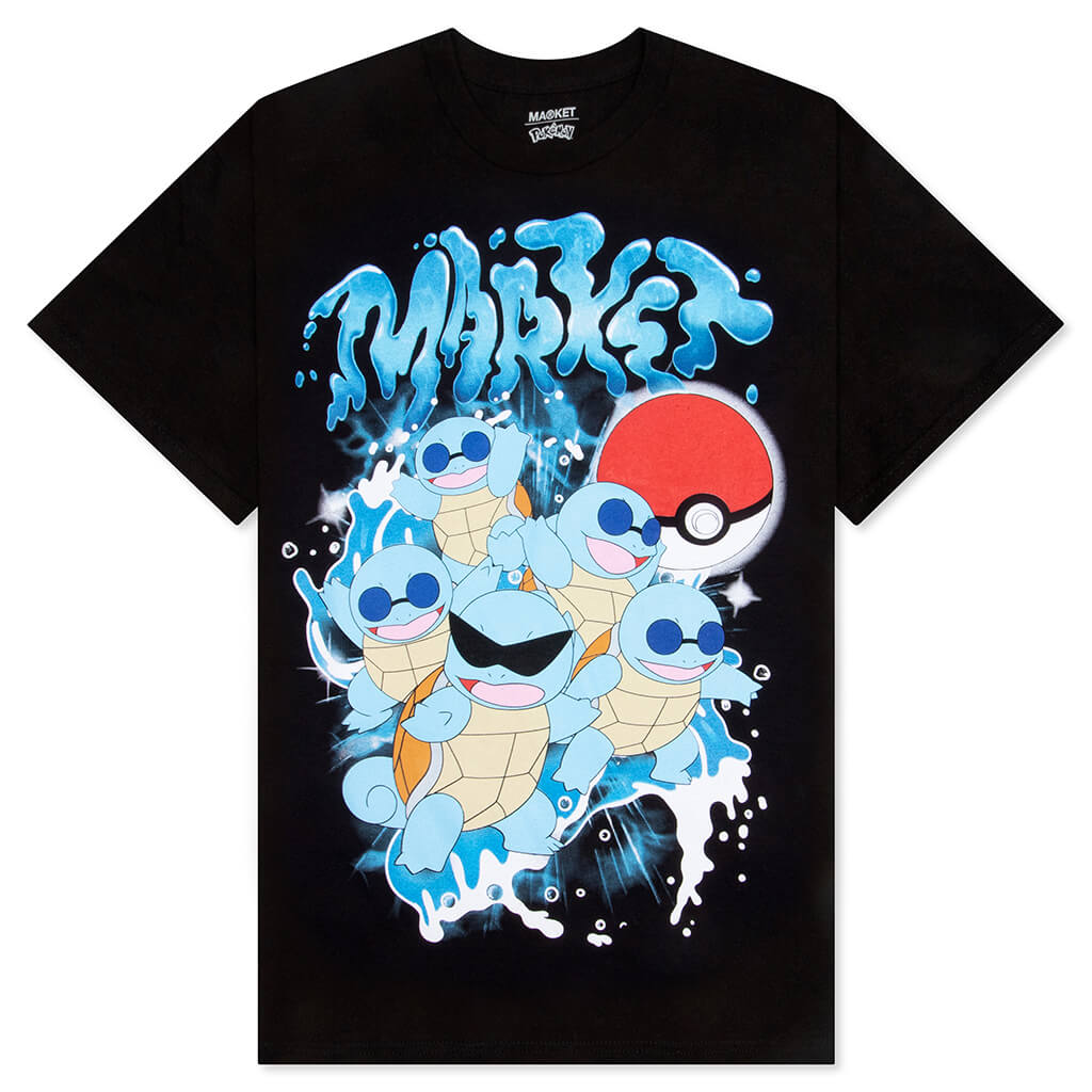 Market x Pokemon Squirtle Squad T-Shirt - Black