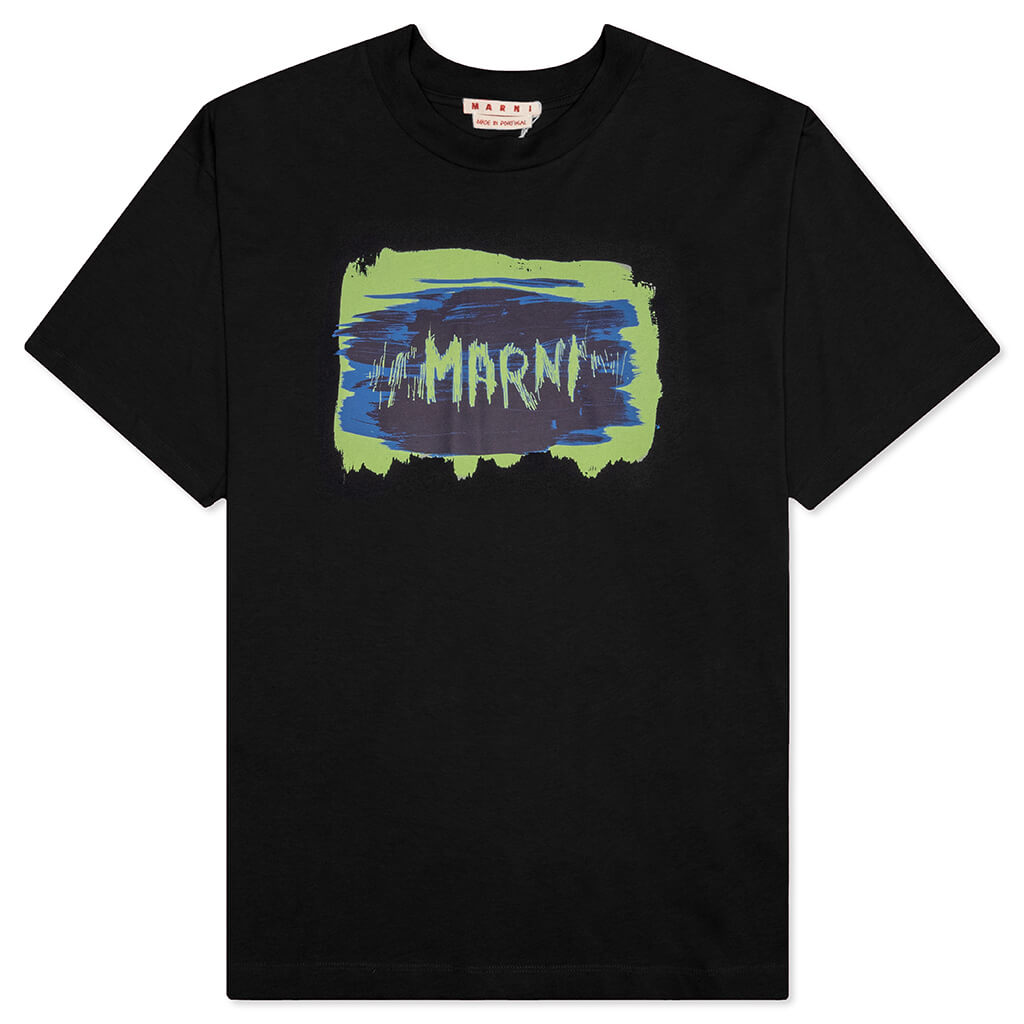 Cotton T-Shirt With Logo - Black