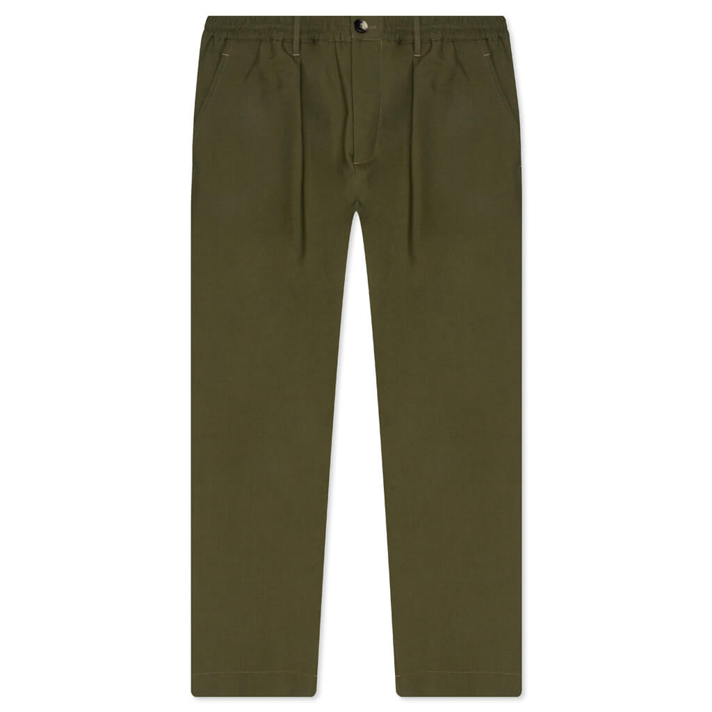 Cropped Pants - Dusty Olive