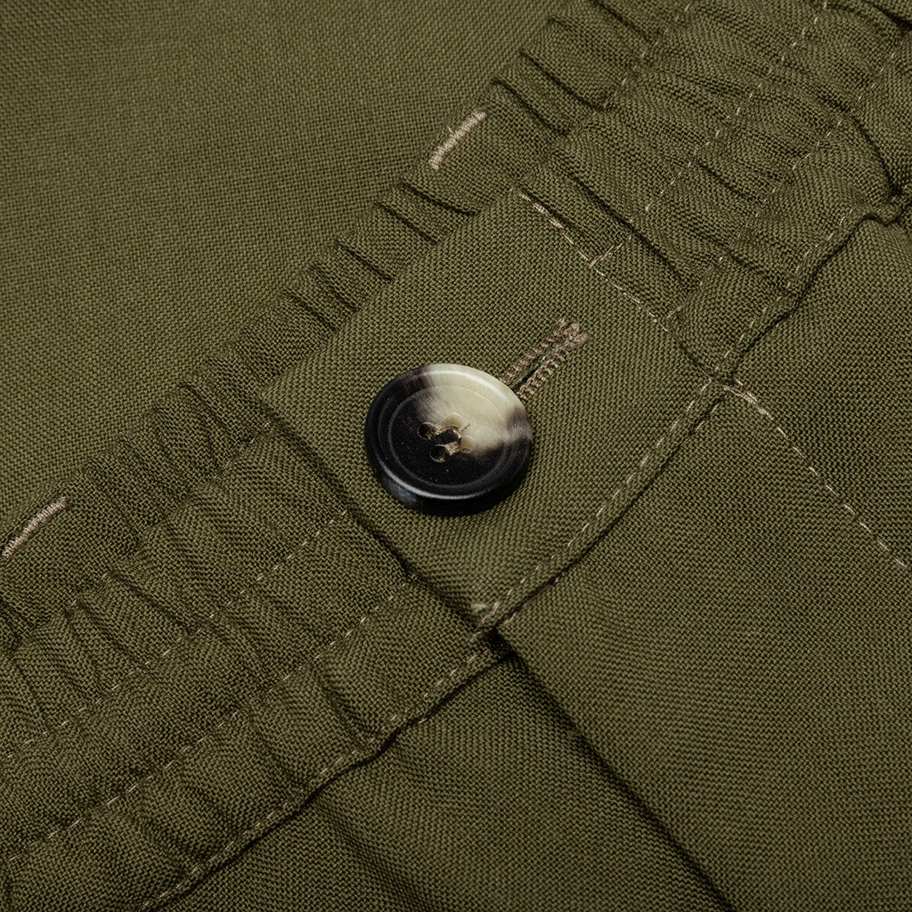 Cropped Pants - Dusty Olive