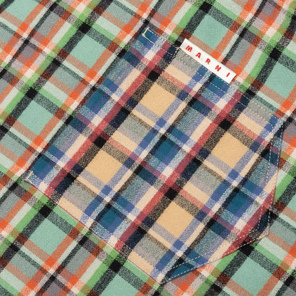 L/S Patchwork Shirt - Opal