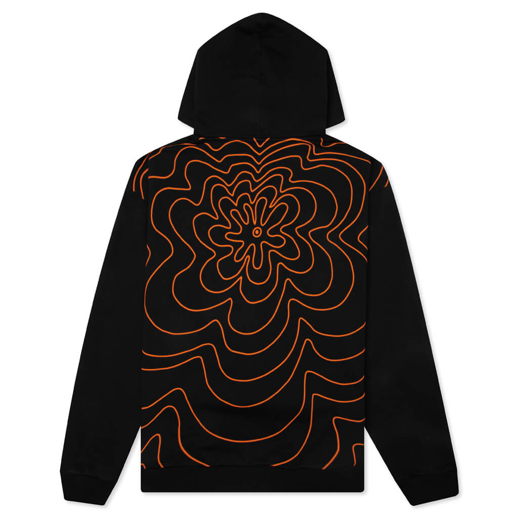 Oversize Hooded Sweatshirt - Black