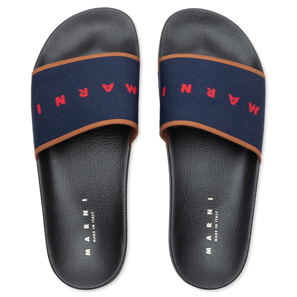 Sandal - Blue Marine/Maroon Red