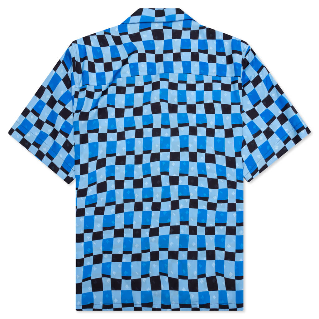 Viscosa Woven Bowling Shirt - Powder Blue